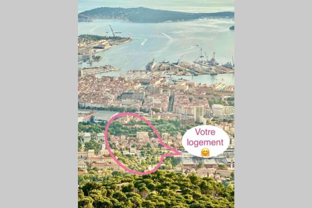 Balcon Du Faron- Proche Gare & Centre Ville - Clim Toulon Exteriér fotografie